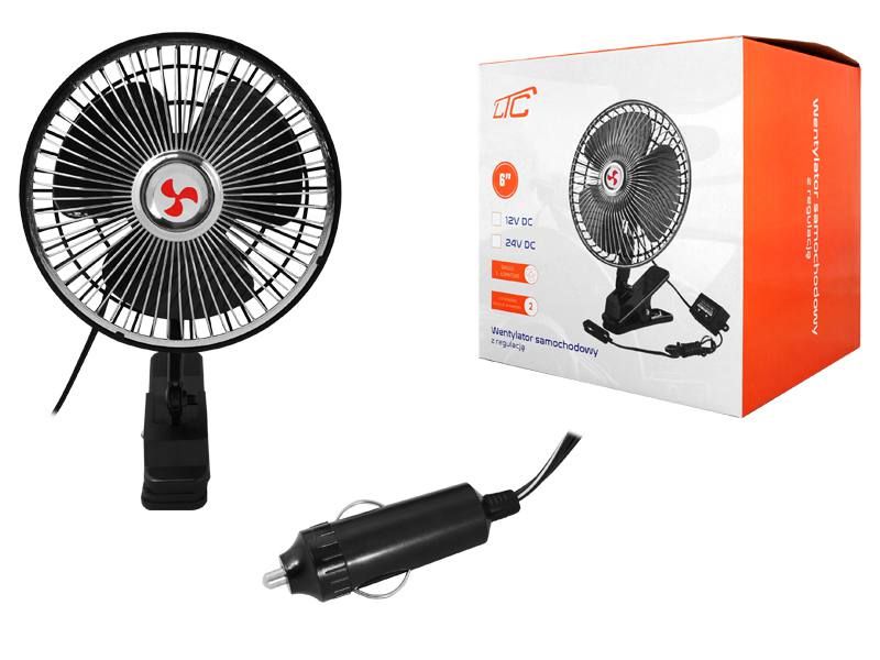 WENTYLATOR SAMOCHODOWY LTC 24V 6" REGULACJA zdjęcie 2