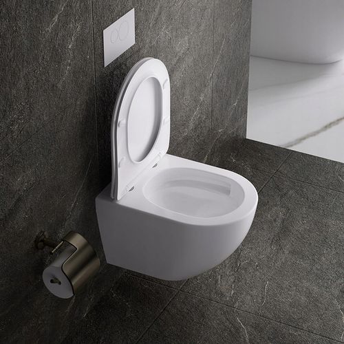 MISKA WC WISZĄCA TORNADO NERO-WH-03 BIAŁA DESKA WOLNOOPADAJĄCA DUROPLAST NE na Arena.pl