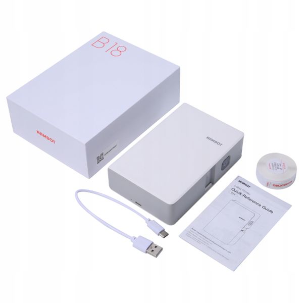 NIIMBOT TAŚMA do B18 Czerwona TERMOTRANSFEROWA zdjęcie 4