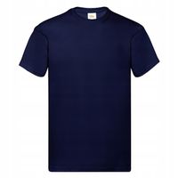 T-SHIRT KOSZULKA FRUIT OF THE LOOM deep navy S