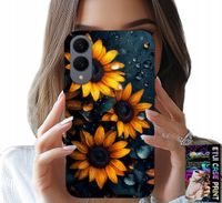 ETUI DO SAMSUNG GALAXY S25 EDGE - SŁONECZNIKI, SŁONECZNIK, KWIECISTE WZORY