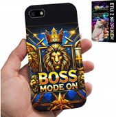 ETUI DO HUAWEI Y5 2018 - BOSS LEW Z KORONĄ NA TARCZY CASE + FOLIA