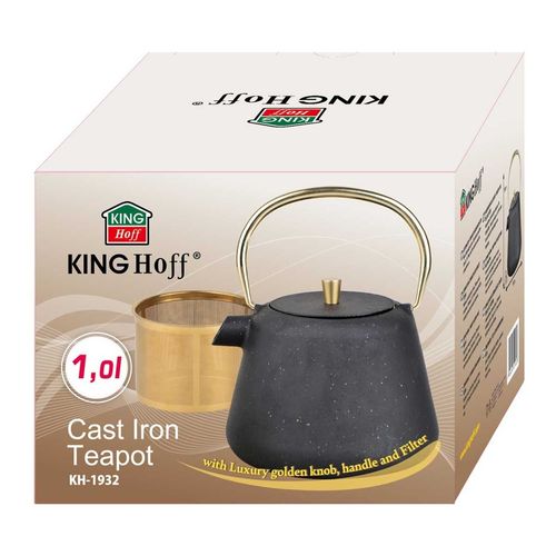 zaparzacz żeliwny imbryk 1l z filtrem kinghoff kh-1932 na Arena.pl