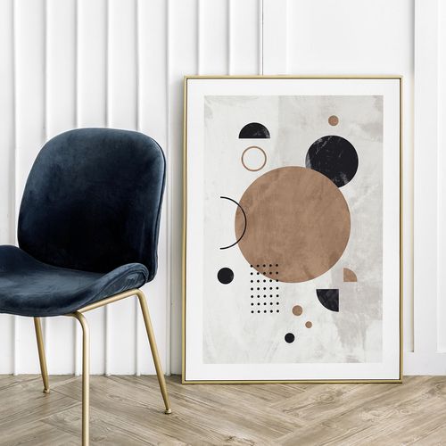 Plakat geometria minimalizm 30x40 cm na Arena.pl
