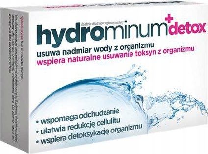 Hydrominum + Detox 30 tabletek USUWANIE TOKSYN na Arena.pl