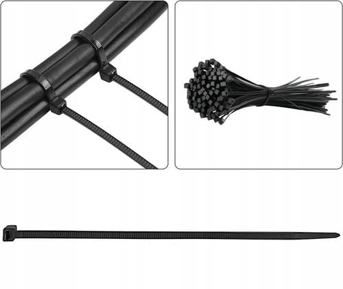 ZESTAW ORGANIZER NA KABLE KABLI KLIPS UCHWYT OPLOT OPASKA KABLOWA Z na Arena.pl