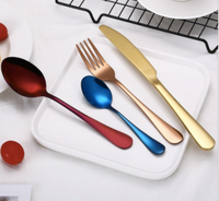 Sztućce - NEW DESIGN 4 Szt - MIX COLOR - OKAZJA!