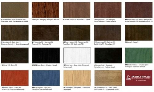 Twardy OLEJ DO BLATÓW I MEBLI DREWNIANYCH BARWIONY BORMA WACHS 54 na Arena.pl