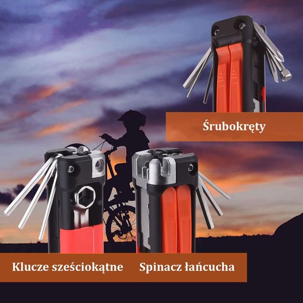 Zestaw naprawczy do roweru na prezent multitool PH 06 zdjęcie 7