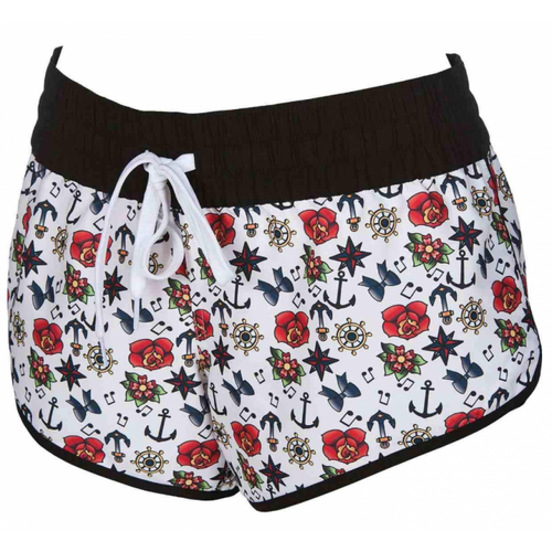 ARENA SZORTY DAMSKIE SPODENKI TATTOO SHORT WHITE-BLACK ROZMIAR XXS na Arena.pl