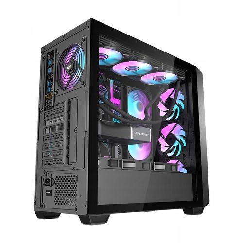 Obudowa DarkFlash DS900WD + 4 Fans Black na Arena.pl