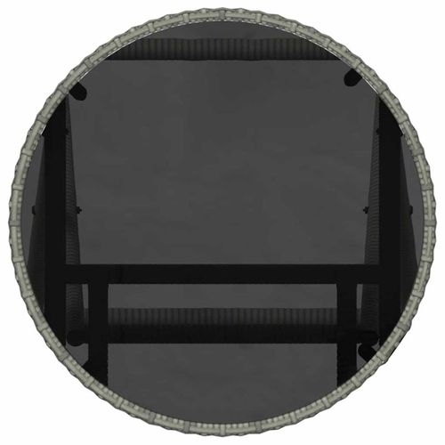 Zestaw Bistro Ogrodowego 3 pcs Szary Polirattan na Arena.pl