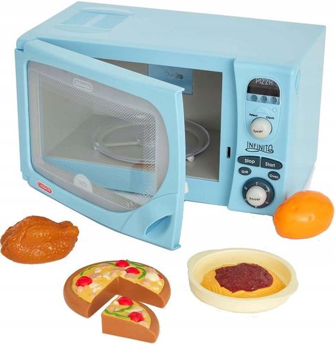 KUCHENKA MIKROFALOWA MIKROFALÓWKA DLA DZIECI DŹWIĘK ŚWIATŁO DELONGHI 30 CM na Arena.pl