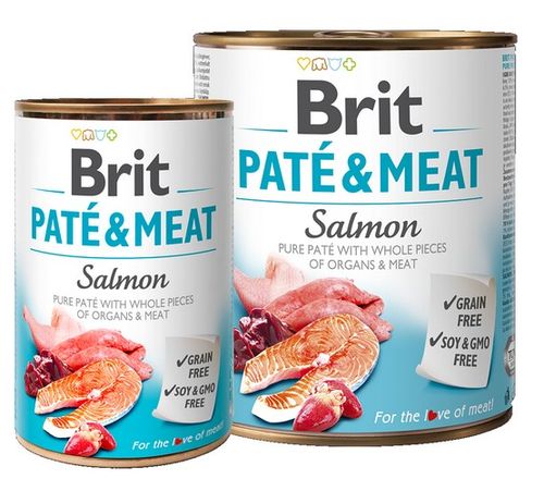 Brit Pate & Meat Dog Salmon puszka 800g na Arena.pl