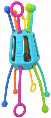 PRZECIĄGANIEC ZIPPEE ZABAWKA SENSORYCZNA prezent dla dzieci 18m+ MOBI na Arena.pl