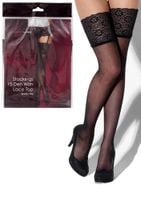 bielizna-pończochy czarne l/xl ""kiss me""