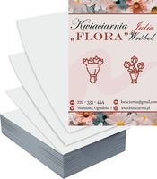 Ulotki A4 100 szt reklamowe firmowe duży wybór wzorów KWIACIARNIA KWIATY
