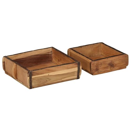 Taca z przechowywaniem 2 pcs Brązowy 31 x 29 x 10 cm na Arena.pl
