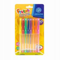 Długopisy zapachowe żelowe 0,8 mm ASTRAFUN FRUTOS