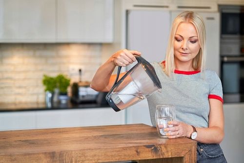 Dzbanek filtrujący szklany Dafi Crystal LED + 1 filtr Classic na Arena.pl