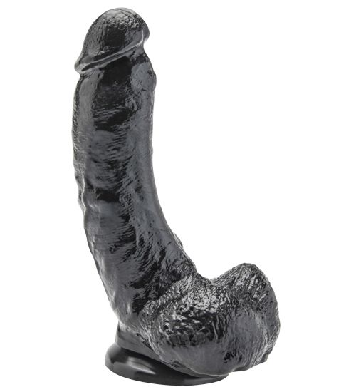 Duże dildo black z przyssawką zdjęcie 1