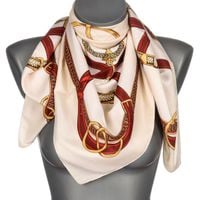 Chusta damska apaszka pod szyję lekka elegancka