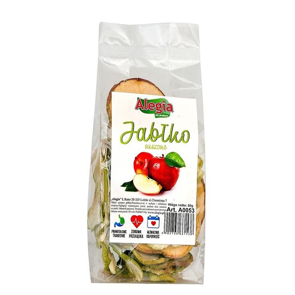 Alegia - Przysmak Jabłko suszone 60g zdjęcie 1