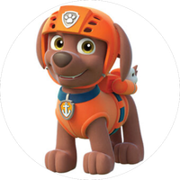 Opłatek na tort PAW Psi Patrol Pies Pieski Marshall Rubble Rocky Skye Zuma