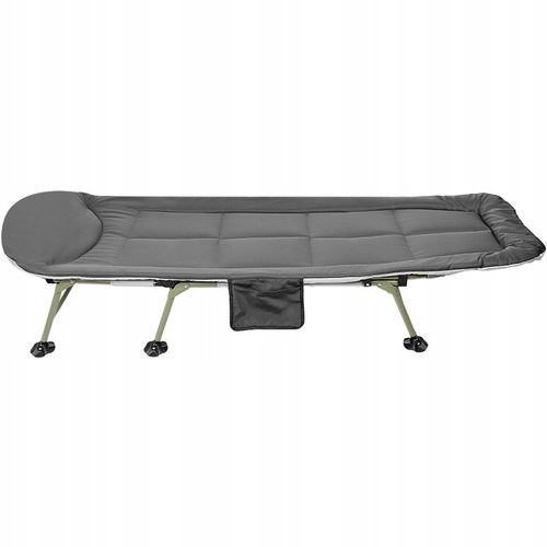 Leżak Solidne Składane Łóżko Turystyczne Kempingowe Regulowane Polowe 190cm na Arena.pl