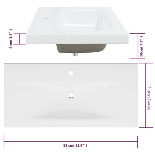 Szafka z umywalką, przydymiony dąb, materiał drewnopochodny na Arena.pl