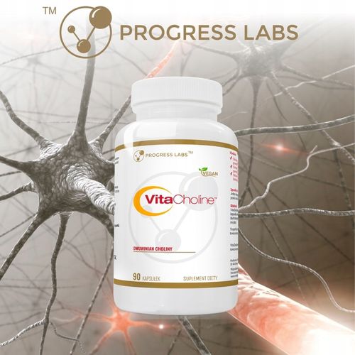 VITACHOLINE 300mg Dobra Pamięć Cholina Układ Nerwowy Produkt Vege 90 kap na Arena.pl