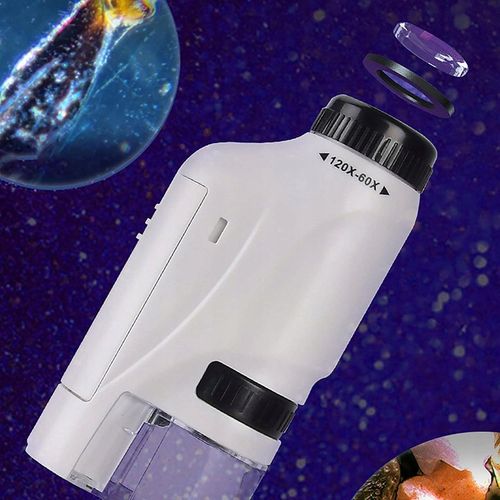 Handheld Mały Przenośny Mikroskop 60x - 120x na Arena.pl