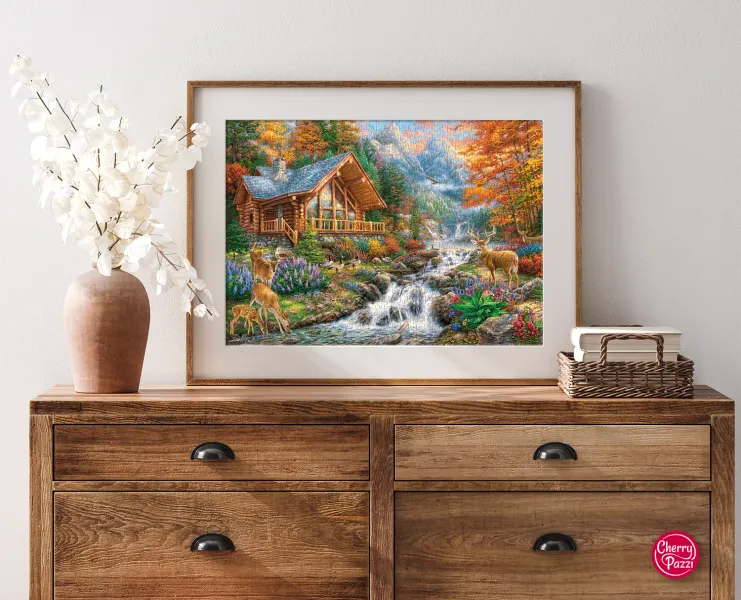 Puzzle 1000 elementów. Alpejski spokój 30400 zdjęcie 8