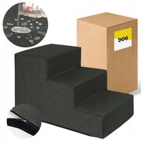 SCHODKI SCHODY DLA PSA RAMPA PODEST STABILNE 3 STOPNIE 30 cm