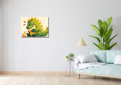 Obraz 70x50cm Uroczy Dinozaur na Arena.pl