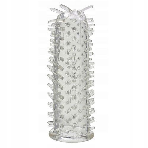 nakładka na penisa z wypustkami. mocna stymulacja pochwy. na Arena.pl