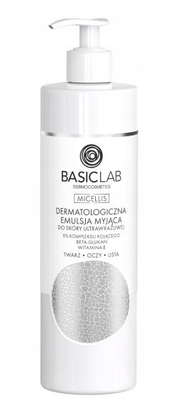 BasicLab dermatologiczna emulsja myjąca do skóry ultrawrażliwej 300 ml zdjęcie 2