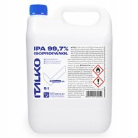 IPA ALKOHOL IZOPROPYLOWY IZOPROPANOL 99,7% 5L ITALKO