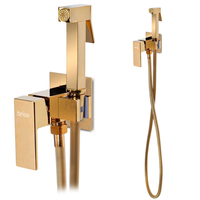 Bateria bidetowa podtynkowa - złota