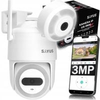 OBROTOWA KAMERA ZEWNĘTRZNA IP WIFI ICSEE ZOOM DWA OBIEKTYWY ULTRA HD 3MPx