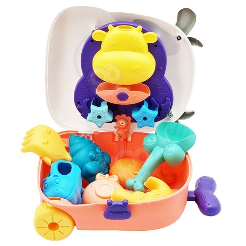 WOOPIE Zestaw do Piasku 3w1 Walizka Krówka Stolik Wodny na Arena.pl