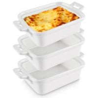 3x Naczynie Zapiekania Żaroodporne Miska Miseczka Kokilka Porcelanowa 160ml
