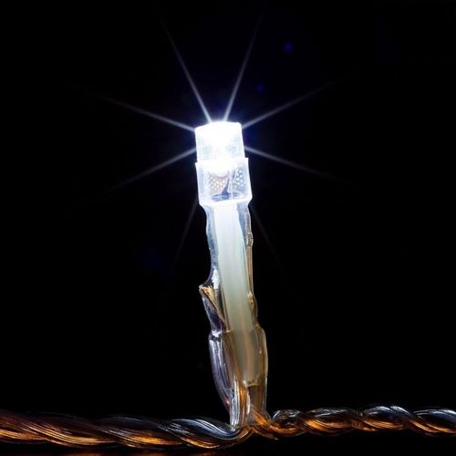 Świąteczne LED oświetlenie - 20 m, 200 LED, zimna biel na Arena.pl