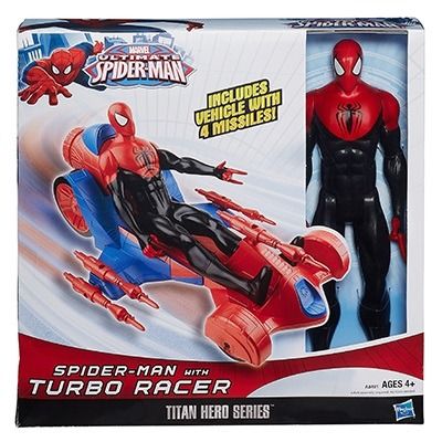 SPIDERMAN + SAMOCHÓD TURBO RACER HASBRO DUŻY MODEL na Arena.pl