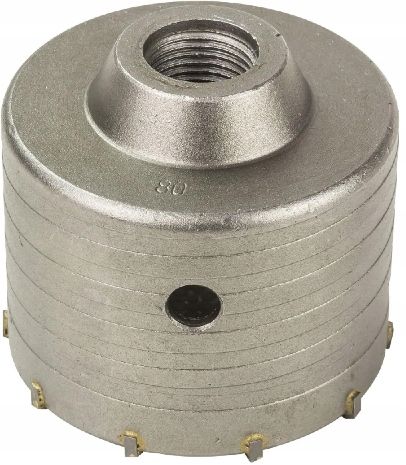 OTWORNICA KORONKA WIERTŁO DO BETONU FREZ DO PUSZEK SDS PLUS 80mm na Arena.pl