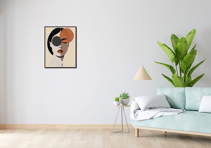 Plakat 50x65cm Dwie Strony Piękna zdjęcie 4