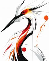 Plakat 40x50cm Bocian