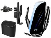 ZESTAW ULTRA CICHY UCHWYT INDUKCYJNY 15W DO KRATKI I MINI KOSZ NA ŚMIECI