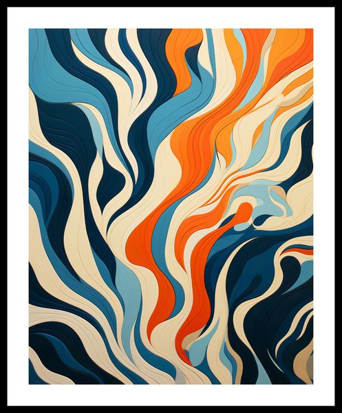 Plakat 40x50cm Oceaniczne Fale zdjęcie 3
