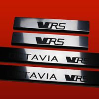 Listwa progowa SKODA OCTAVIA MK3 VRS Stal nierdzewna 304 połysk 4szt